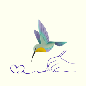 le colibri et l'écriture